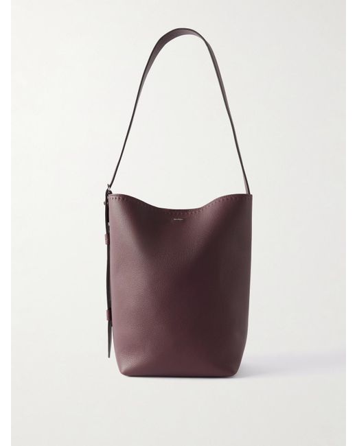 Max Mara White Archetipo Tote Aus Strukturiertem Leder