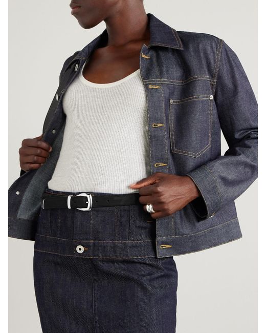 Andersons Black Nubuck Belt