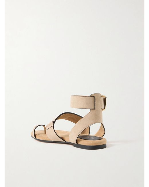 Stella McCartney Natural Gaia Sandalen Aus Gebürstetem Synthetischem Material