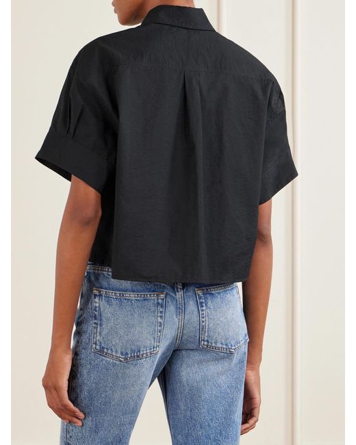 Loewe Blue Paula's Ibiza Anagram-Embroidered Cotton-Blend Shirt