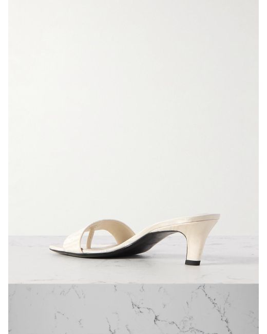 Totême  Natural Moire Mules