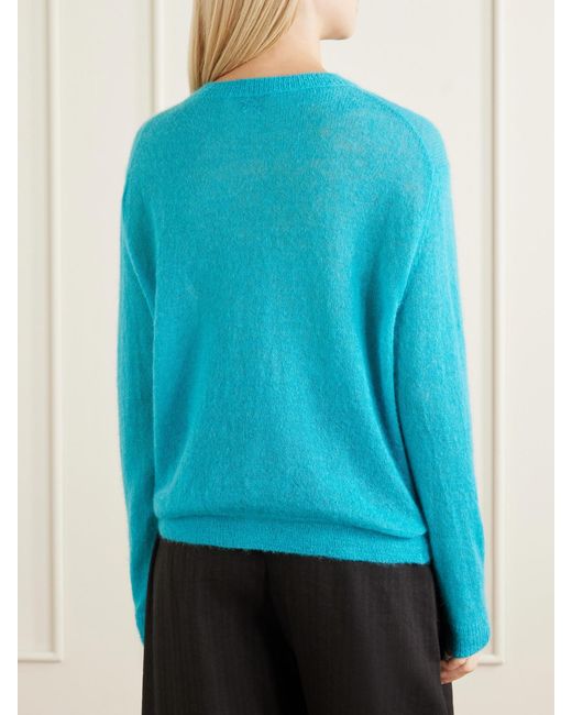 Studio Nicholson Blue Callen Knitted Cardigan