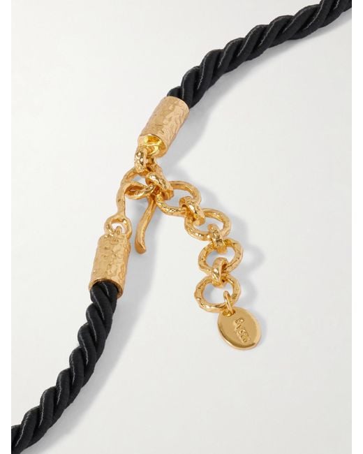Pacharee Metallic Jahn-Plated, Multi-Stone And Cord Necklace