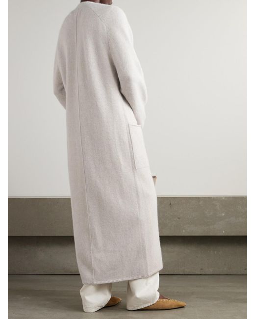 Loulou de Saison White Smet Oversized-Cardigan Aus Einer Wollmischung