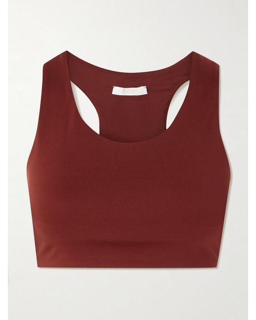 Eres Marie-José Cutout Embroidered Stretch-Jersey Sports Bra