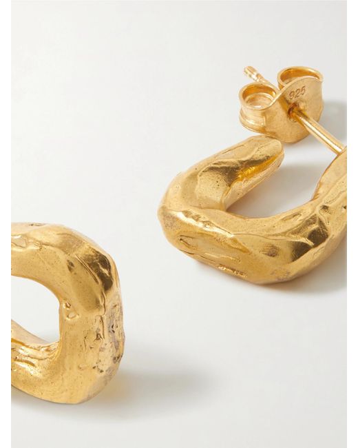 Boucles D'Oreilles En Plaqué Or The Mini Link Of Wanderlust Alighieri en coloris Natural