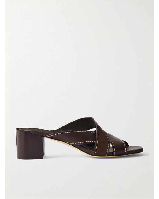 Tod's Brown Leather Sandals
