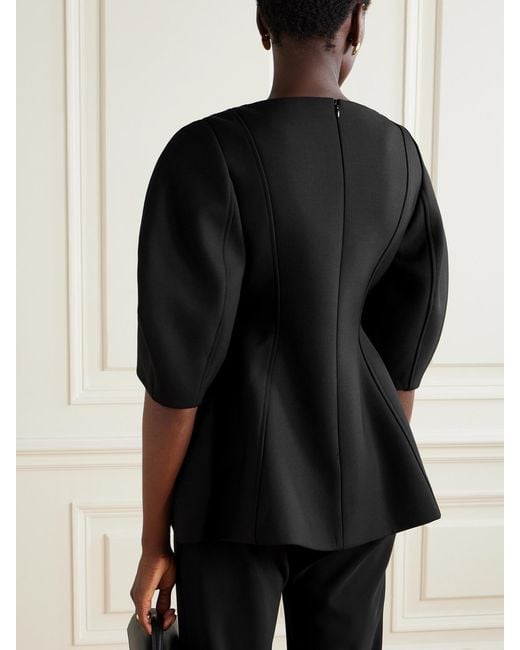 Rohe Black Wool-Blend Top