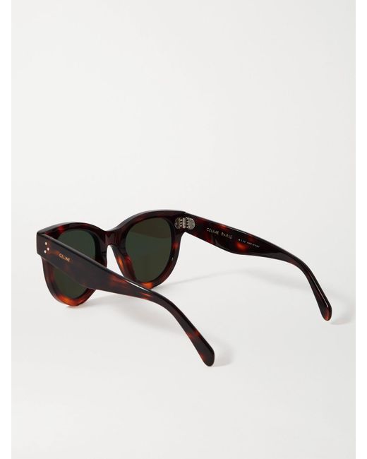 Céline Black Round-Frame Acetate Sunglasses