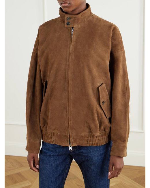 Agolde Brown Blair Suede Jacket