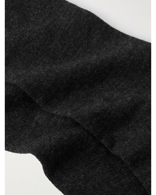 Brunello Cucinelli Black Cashmere-Blend Socks
