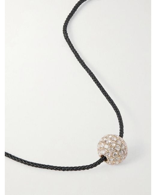 Roxanne Assoulin Natural The Spark Cord, -Tone And Crystal Necklace