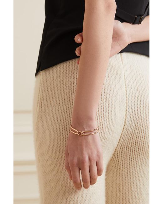 MAOR Natural Unity 18-Karat Rose Bangle