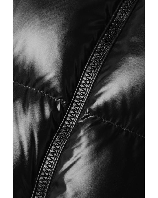 Moncler Black Cuscute Two-Tone Quilted Shell Down Jacket