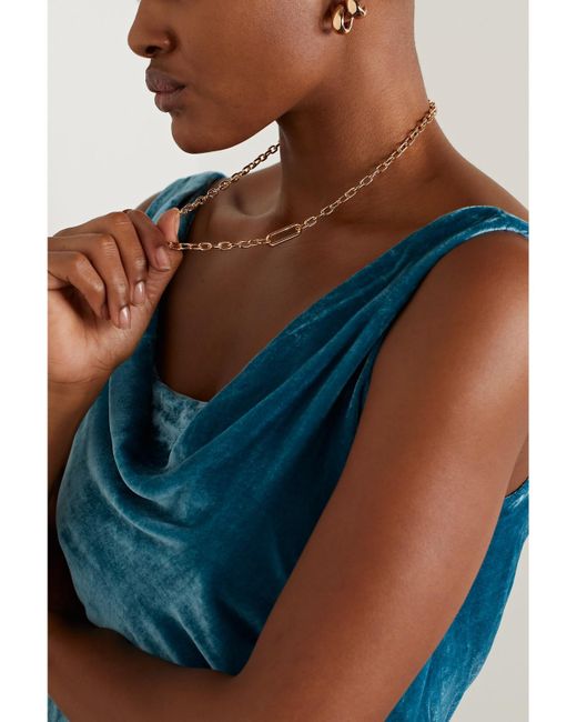 Pomellato Natural Iconica 18-Karat Rose Necklace