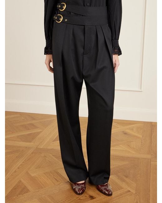 Chloé Brown Susanna Mary-Jane-Pumps Aus Leder Mit Nieten