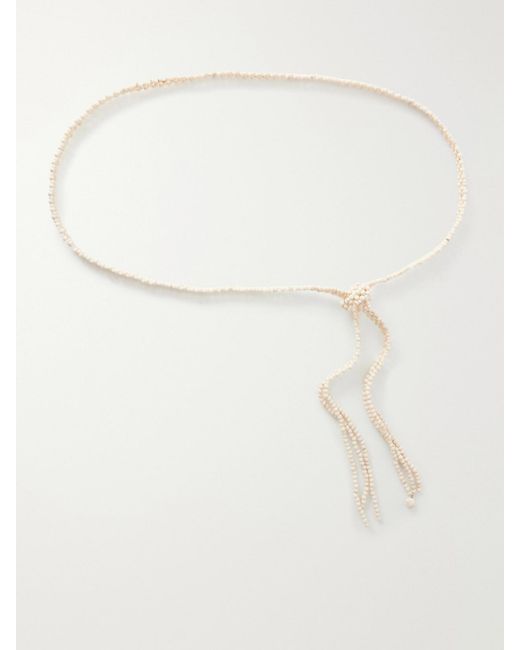 Kallmeyer Natural Sora Beaded Belt