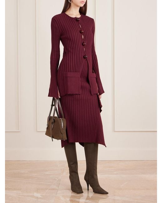 Stella McCartney Black Kniehohe Stiefel