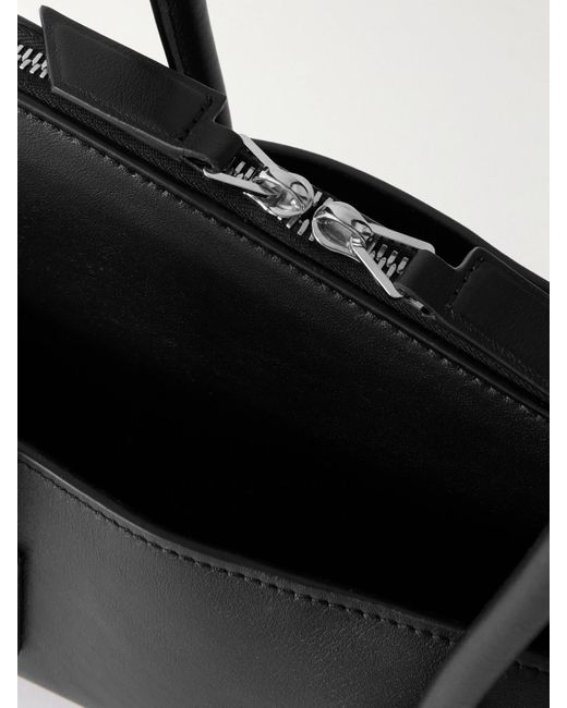 Sac À Main Asymétrique En Cuir La Passeggiata Small The Attico en coloris Black