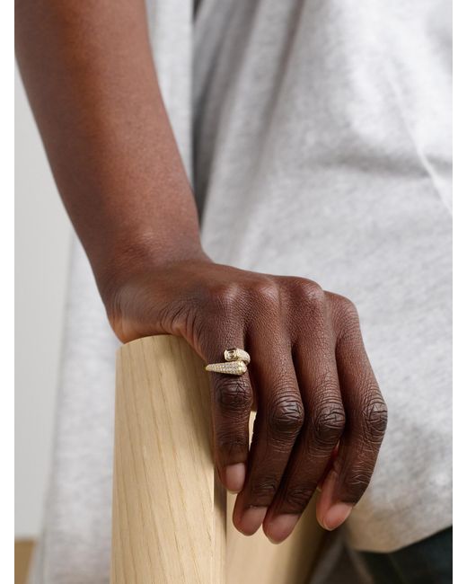 SHAY 18Karat Diamond Pinky Ring in Natural Lyst UK — free download