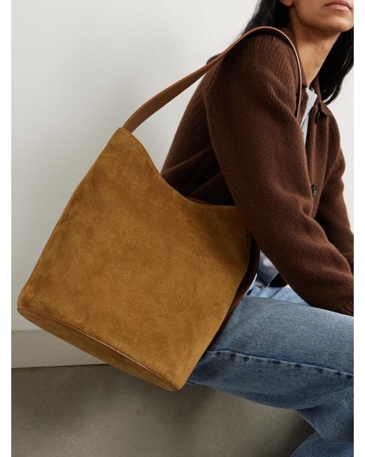 LIE STUDIO Natural Norma Suede Tote