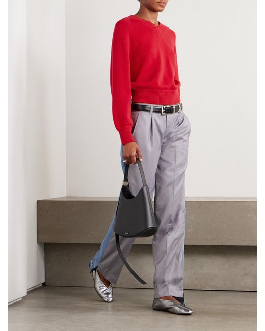 High Sport Red Veronica Cotton Sweater