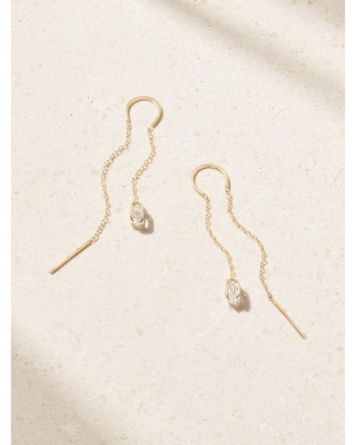 Melissa Joy Manning Natural 14-Karat Recycled Herkimer Diamond Earrings