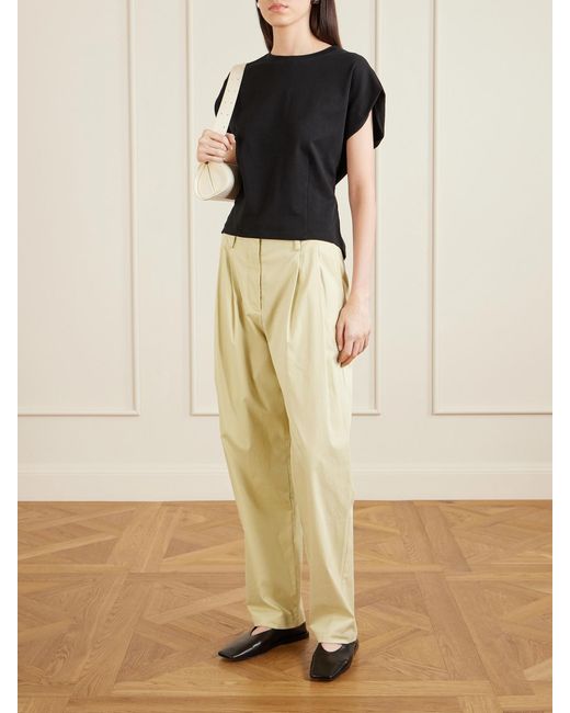 Proenza Schouler Black Reeva Organic Cotton-Jersey T-Shirt