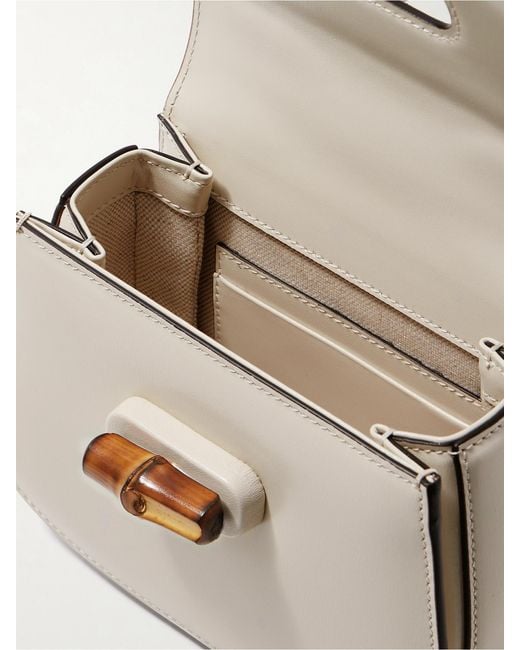 Gucci Natural Bamboo 1947 Small Leather Tote