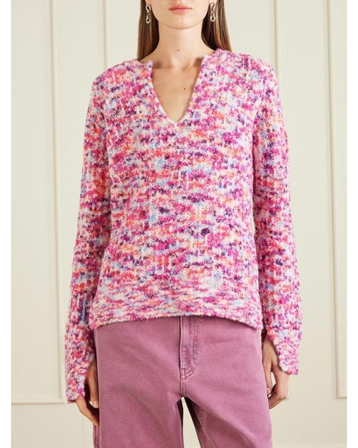 Sanderlak Pink Wool-Blend Sweater