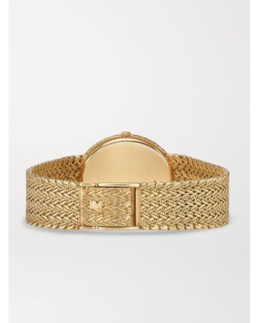 Stephanie Windsor Metallic Audemars Piguet Pre-Owned 1980S Automatic 34Mm 18-Karat Diamond Watch, Ref. No. 11759