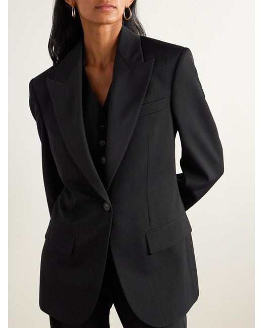 Stella McCartney Black Twill Blazer