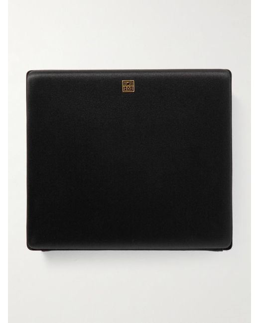 Totême  Black Embellished Satin Clutch