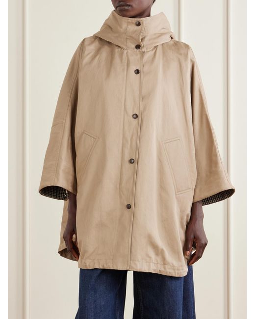 Brunello Cucinelli Natural Cotton And Linen-Blend Coat