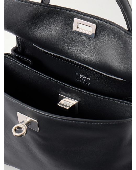 Balenciaga Black Rodeo Mini Leather Tote