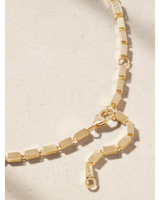 Suzanne Kalan Natural Kette Aus 18 Karat Mit Diamanten
