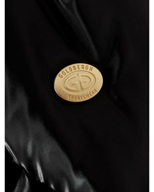 Goldbergh Black Elodie Gesteppte Skijacke Mit Kapuze