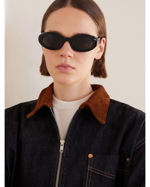 Miu Miu Black Square-Frame Acetate Sunglasses