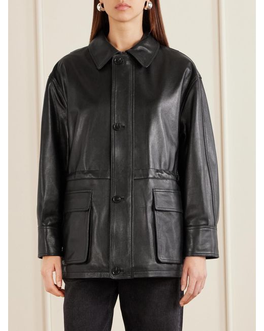 Arma Black Maeve Leather Jacket