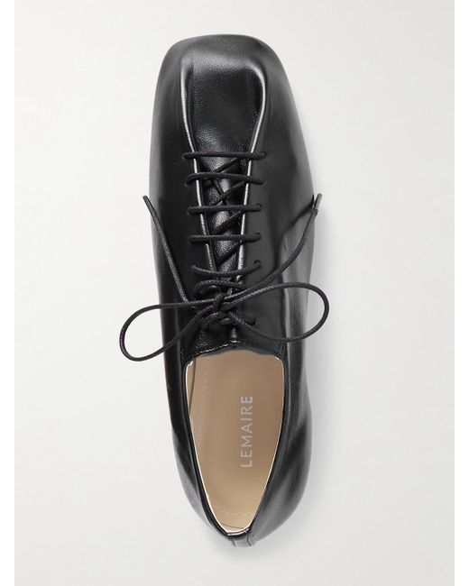 Derbies En Cuir Souris Lemaire en coloris Black