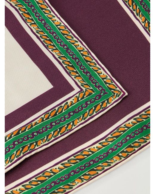 ALÉMAIS Multicolor Ruthie Floral-Print Silk-Twill Scarf