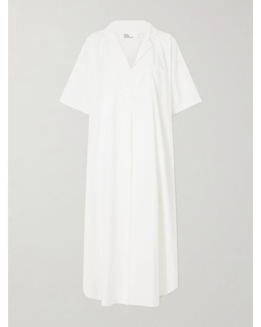 Lisa Marie Fernandez White Cotton-Voile Kaftan
