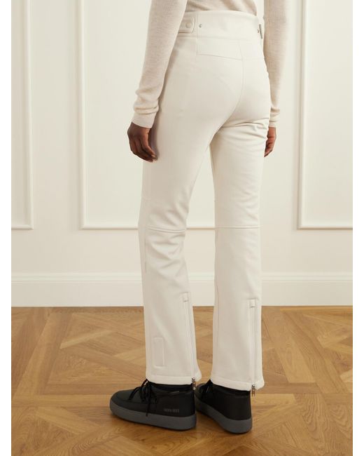 Yves Salomon White Bootcut Ski Pants