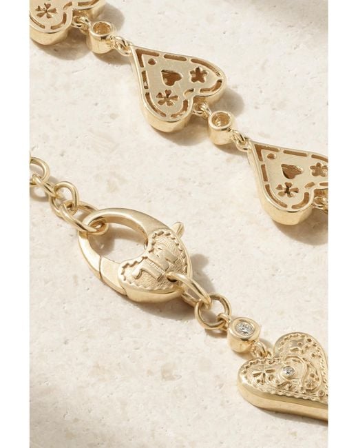 Marlo Laz Natural Southwestern 14-Karat Diamond Bracelet