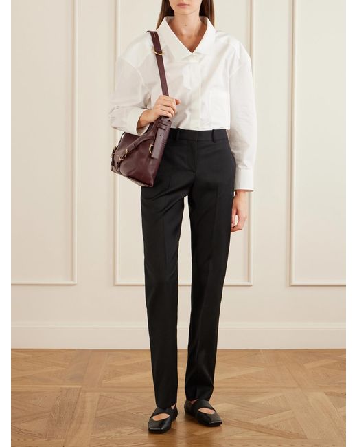 Givenchy White Voyou Medium Leather Shoulder Bag