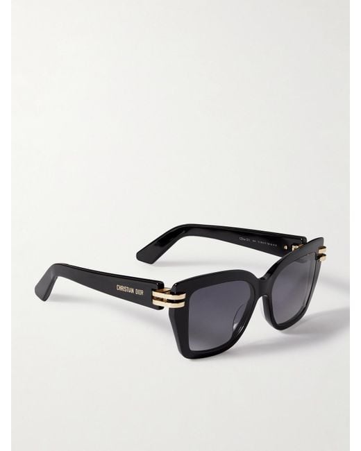 Dior Black Cdior S1I Square-Frame Acetate Sunglasses