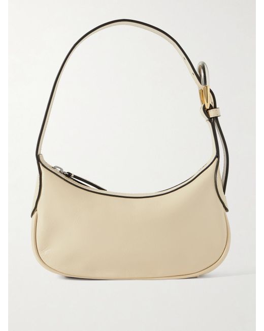 Staud Natural Owen Schultertasche Aus Leder