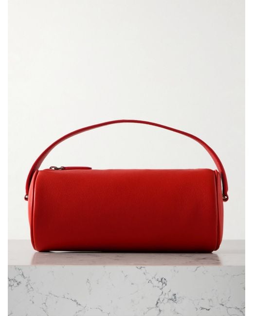 The Row Red 90's Tote Aus Leder