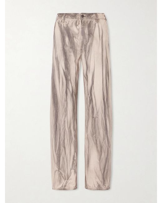 Kallmeyer Natural Printed High-Rise Jeans
