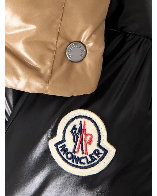 Moncler Black Parana Logo-Appliquéd Quilted Shell Hooded Down Jacket